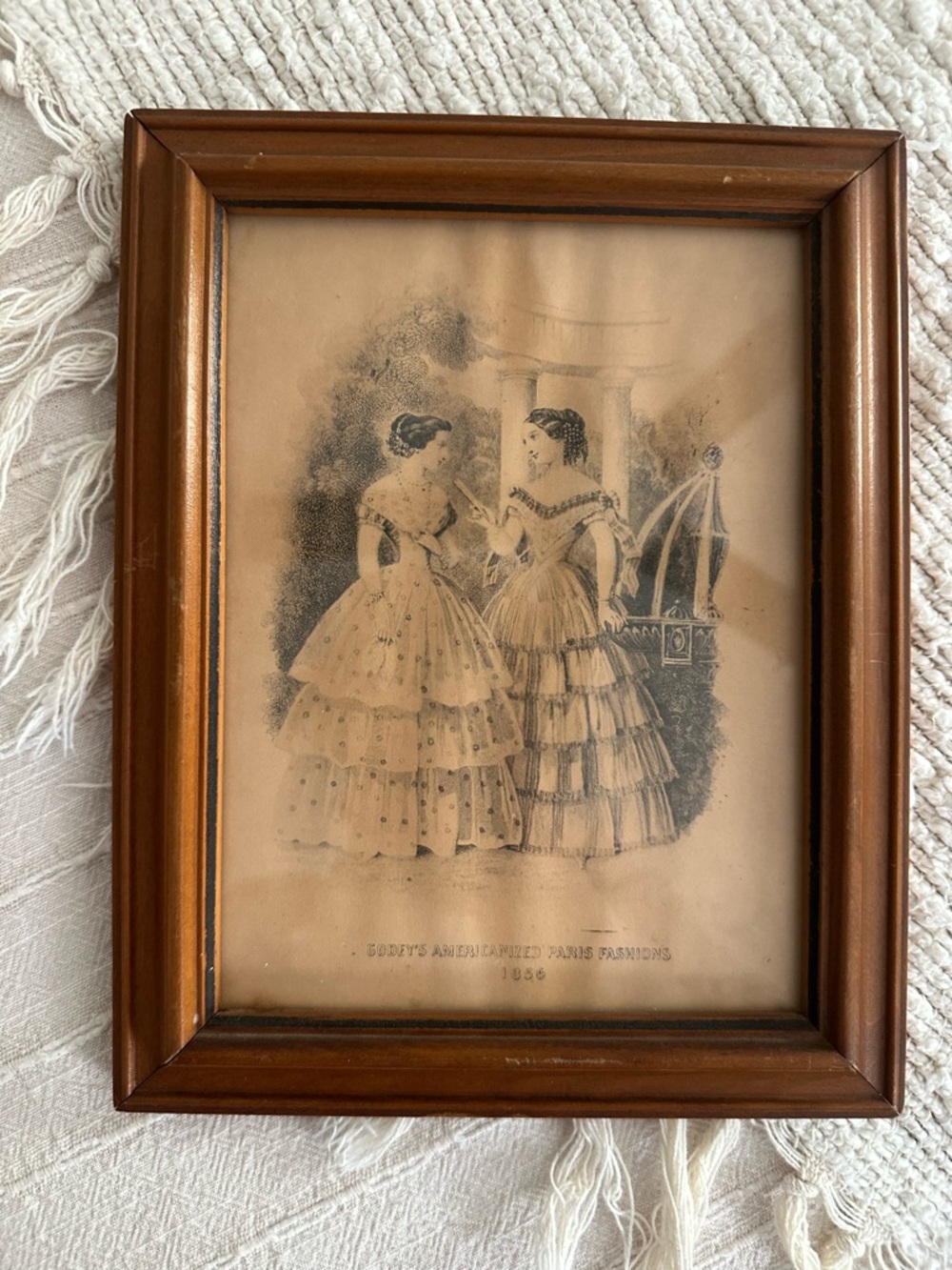 Vintage Framed Fashion Print